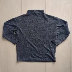 UNIQLO M ハイネックニット グレー系