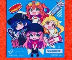 ぼっちざろっく×シーブリーズ イラストステッカー 全員1枚