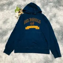 UNIQLO ユニクロ MLB (M) ロゴ入り フーディ パーカー 綿100%