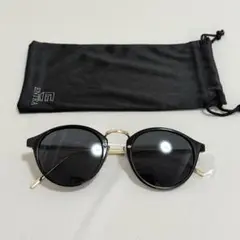 ENTRA エントラ サングラス ブラック×ゴールド