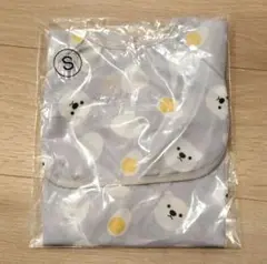 食事エプロン　半袖　くま