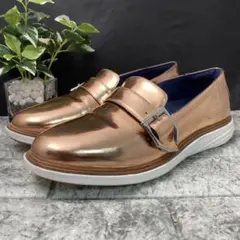 ✨美品 コールハーン 【24.0】メタリック スリッポン モダンスニーカー