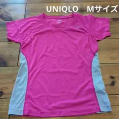 UNIQLO　Мサイズ　ピンク　Tシャツ　スポーツウェア　ドライEX