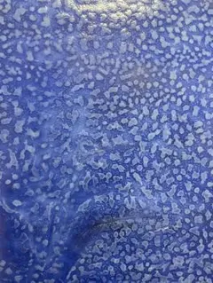 青色斑点模様ガラス素材 約60cm x 37cm