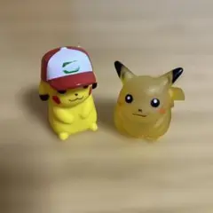 【レア】ポケモンキッズ 指人形 サトシのピカチュウ ピカチュウ クリア 初期