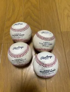 Rawlings MLB 公式試合＆2019スプリングトレーニング野球4個セット