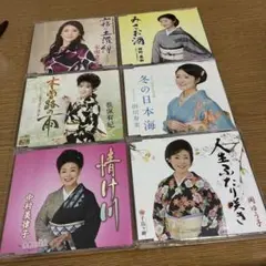 邦楽CDコレクション 6枚セット 50715 中村美律子 田川寿美 長保有紀