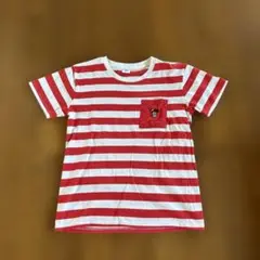 ウォーリーを探せ　赤　ボーダーtシャツ