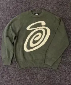 STUSSY CURLY S SWEATER ステューシー ニットセーター L