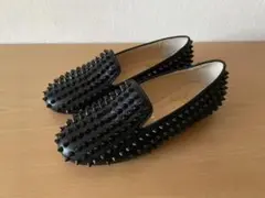 最終値下 クリスチャンルブタン スパイク 黒 35