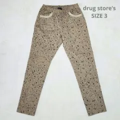 ✨美品✨ドラッグストアーズ ボトムス パンツ 総柄 プリント サイズ3