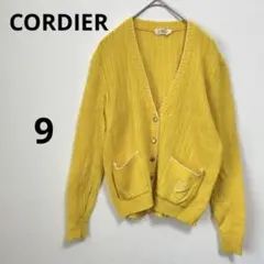 CORDIER 【9】イエローカーディガン　春色　カジュアル　お出かけ