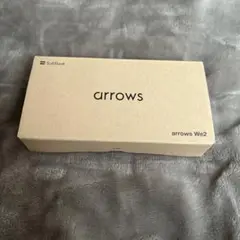 SoftBank arrows We2 本体 シルバー 未使用