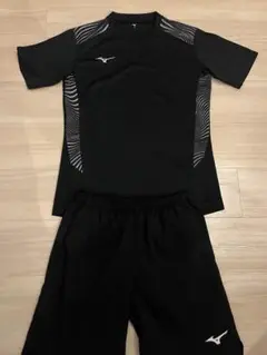 Mizuno ブラック Tシャツ ショートパンツ セット