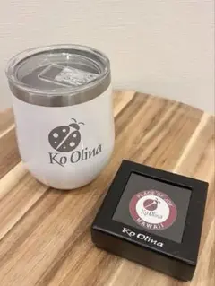 【ゴルフ景品】Ko Olina ステンレスカップ ホワイト➕マーカー
