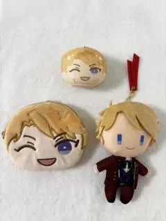 鳴上嵐 あんさんぶるスターズ！！ おまんじゅう ぬいぐるみ ポーチ