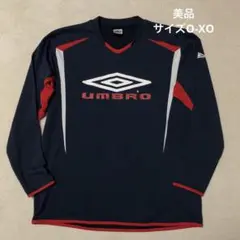 00s UMBRO アンブロ　センターロゴ　ゲームシャツ　プラシャツ　XO