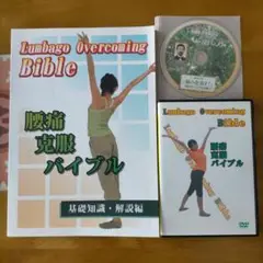 坂戸孝志「腰痛克服バイブル」緩消法テキスト+DVD、おまけDVD付き