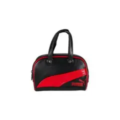 PUMA ミニボストンバッグ 黒/赤
