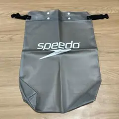 speedo 防水バッグ グレー