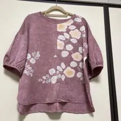着物リメイクシルク100%ブラウス