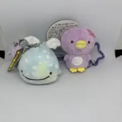 サンエックス　ぶらさげぬいぐるみ(じんべえさん、星空ペンギン)2点セット