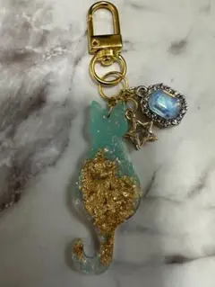 ★さわやかさん★ 猫　レジン　ハンドメイド　ねこ　ネコ