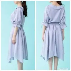 JILLSTUART ストライプ スカートセットアップ FR クリーニング済み