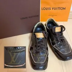 LOUIS VUITTON モノグラムレザースニーカー シューズ 36 23cm