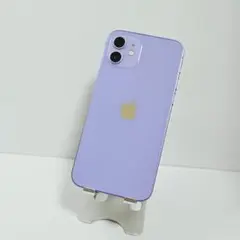 58 iPhone12 パープル SIMフリー 美品
