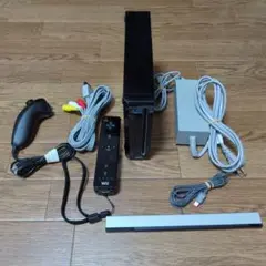 wii本体　黒　ブラック　すぐに遊べるセット