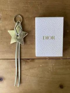 Dior 星型キーホルダー シルバー