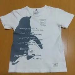 Blue Standard ペンギンプリント Tシャツ 130