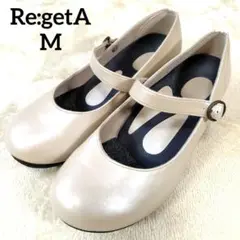 【Re:getA】リゲッタ フラットパンプス コンフォートシューズ M 23.0