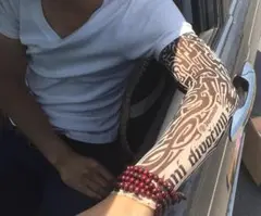 TATTOOスリーブ刺青 入れ墨 アームカバー左右2本組メキシカン