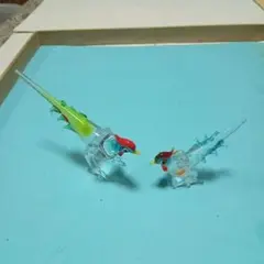 ガラス細工小物鳥キジ