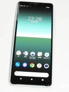 良品 SONY Xperia 10 II SOV43 ミント au SIMフリー