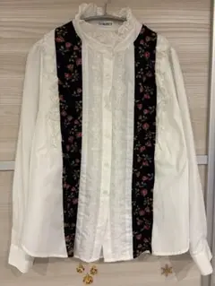 【新品未使用】LOBJECT/Frill blouse