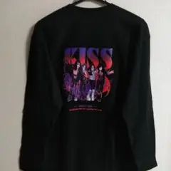 [新品未使用タグ付き]KISS バンドTシャツ 長袖 ブラック