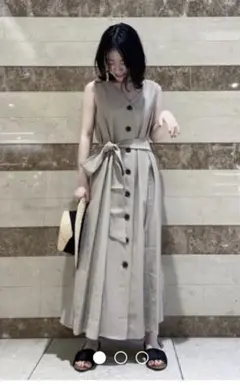 完売人気‼️アーバンリサーチロッソ　ジレ　前後2wayワンピース