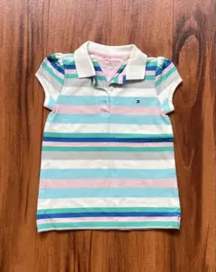 TOMMY HILFIGER ストライプ ポロシャツ 99〜105cm