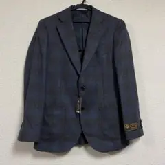 即納 LoroPiana ロロピアーナ ウールテーラードジャケット ネイビー S