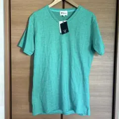【新品タグ付】TK MIXPICE ミントグリーン Vネック Tシャツ Lサイズ