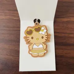 【当日発送！残り1点】日焼けキティ ラバーストラップ ブラウン　キティ　サンリオ