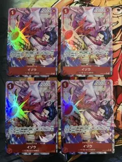 イゾウ　the best パラレル　4枚セット　ワンピースカード