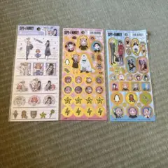 SPY×FAMILY ステッカー 3シートセット