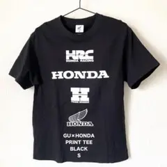 【GU×HONDA】 ジーユー×ホンダ コラボTシャツ 半袖 夏服 ブラック S