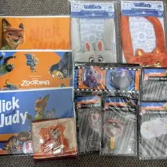 ズートピア 一番くじ　セット　ニック　ジュディ