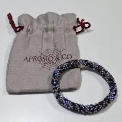 APROSIO&CO アプロジオ&コー　ビーズ ブレスレット パープル水色ほか