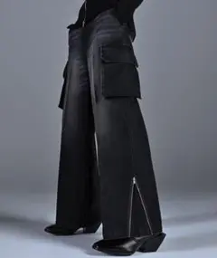 【ADRER】エクストラクオリティディフォーメーションフレアカーゴパンツ